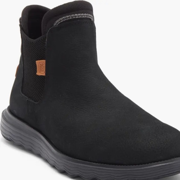 Hey Dude Black Ankle Boots - Picture 1 of 6